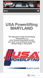Mobile Screenshot of marylandpowerlifting.com